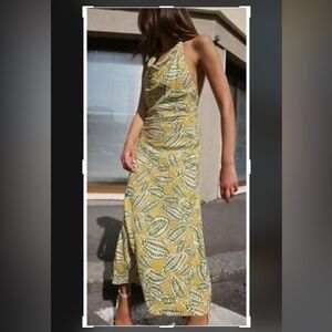 SOLD!! Yellow & Green Print Maxi Dress,bought in Barcelona.